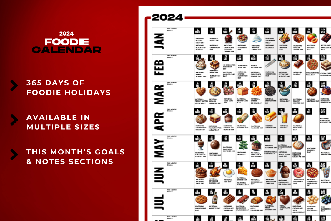 The Official Foodie Calendar